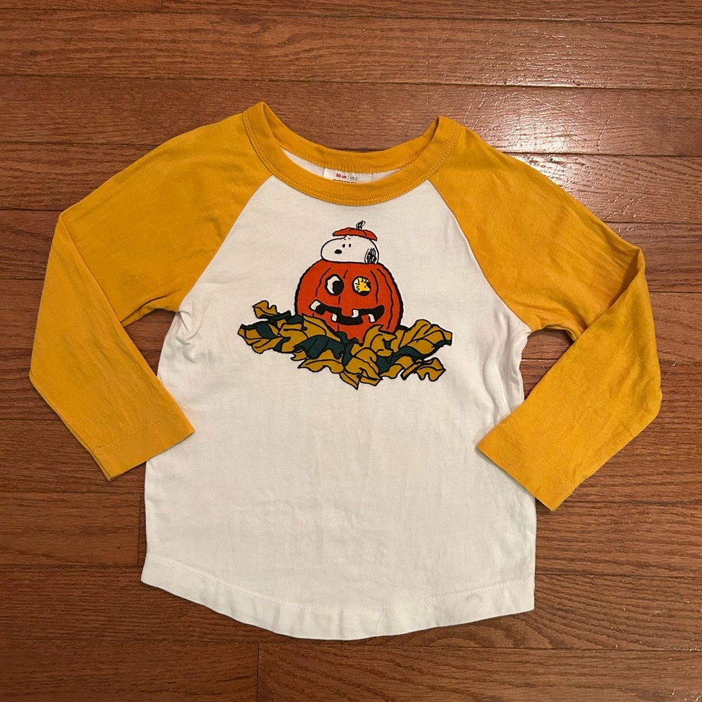 Hanna Andersson Snoopy Peanuts Halloween Pumpkin Tee